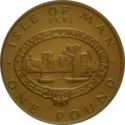 1 Pound (Manx Town Series, Peel - Gold)