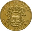 1 Pound (Manx Town Series, Douglas - Gold)