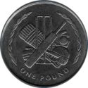 1 Pound (Cricket Equipment - Silver)