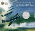50 Pence (75th Anniversary of the Battle of Britain - 4th Portrait)