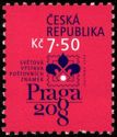 Logo of the World Exhibition of Postage Stamps PRAGA 2008