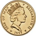 2 Pence (Falcon on Ornamented Shield - Gold edition)