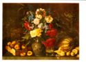 Ivan Khrutsky. Flowers and Fruits. 1836