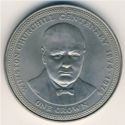 1 Crown (Winston Churchill Centenary 1874-1974)