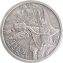 5oz Antique Silver Norse God Series, Thor (God of Thunder)