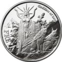 1oz Silver Norse God Series, Freya (Goddess of Love)