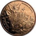 1oz Copper Norse God Series, Freya (Goddess of Love)