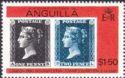 Penny Black and Two Penny Blue Stamps