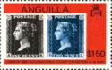 Penny Black and Two Penny Blue Stamps
