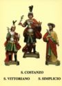 "Constantius, Victorian and Simplicius Martyrs", Castelpoto, Campania - Saints (M)