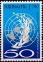 UN Emblem, Flying Dove of Peace