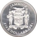 5 Dollars (Premier Norman W. Manley - Silver edition)