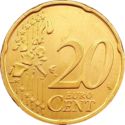 20 Euro Cent (1st Map of Europe)