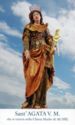 "Agatha Virgin and Martyr", Alì, Fargrafica - Ragusa (IT), Sicily - Saints (F)