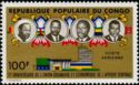 Presidents and Flags of Cameroun, CAR, Gabon and Congo