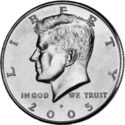 50 Cents / Half Dollar (Kennedy half-dollar)