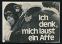 Ich denk, mich laust ein Affe - imprinted stamp Dr. Gustav Heinemann