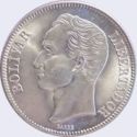 1 Bolívar (5 texted ribbon - ★ spacers)