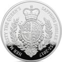 500 Pounds (Queen Elizabeth II Sapphire Jubilee - Silver)