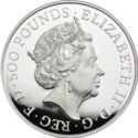 500 Pounds (Queen Elizabeth II Sapphire Jubilee - Silver)