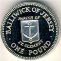 1 Pound (Parish of St. Clement - Silver edition)