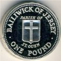 1 Pound (Parish of St. Ouen - Silver edition)