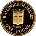 1 Pound (Parish of St. Ouen - Gold edition)