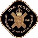 1 Pound (200th Anniversary of the Battle of Jersey - Gold edition)