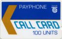 Payphone Call Card 100U