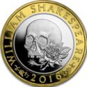 2 Pounds (Shakespeare: Tragedies - Silver Piedfort)