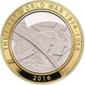 2 Pounds (British Army in the First World War - Silver)