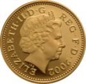 1 Penny (Crowned Portcullis - Gold edition)