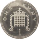 1 Penny (Crowned Portcullis - Silver edition)