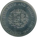 25 Pence (Royal Silver Wedding Anniversary)