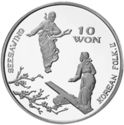 10 Won (Korean Folk II. See-sawing - small year)