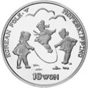 10 Won (Korean Folk. V Ropeskipping - small year)