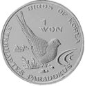 1 Won (Birds of Korea - Syrrhaptes Paradoxus)