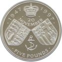 5 Pounds (Golden Wedding Anniversary - Silver edition)