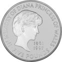 5 Pounds (In Memory of Diana Princess of Wales - Silver)