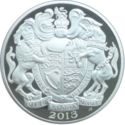 5 Pounds (Queen Elizabeth II Portrait Through the Years - Silver)
