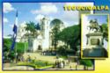 Tegucigalpa. The Central Park and the Cathedral