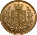 1 Sovereign (Queen Elizabeth II, Golden Jubilee)