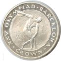1 Crown (Barcelona Olympics. Discus thrower)
