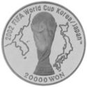 20,000 Won (17th World cup football South Korea & Japan 2002)