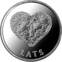 1 Lats (Gingerbread Heart)