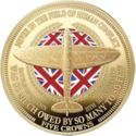 5 Crowns (Battle of Britain 75th anniversary, The Few - Gold Plated)