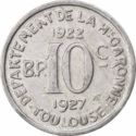 10 Centimes (Toulouse - Haute-Garonne) – Union Latine. 22-27)