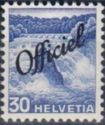Rhein Falls near Schaffhausen (overprinted "Officiel")