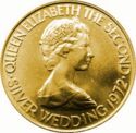 25 Pounds (25th Anniversary of the Marriage of Queen Elizabeth II and Prince Philip)