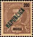 King Carlos I - local overprint "REPUBLICA"